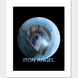 Iron Angel helmet Posters and Art